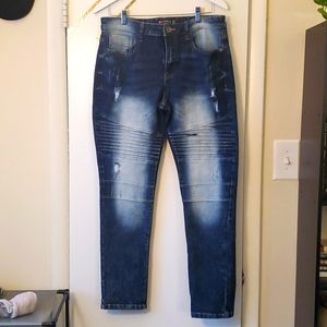 Distressed Skinny Jeans size 32x30